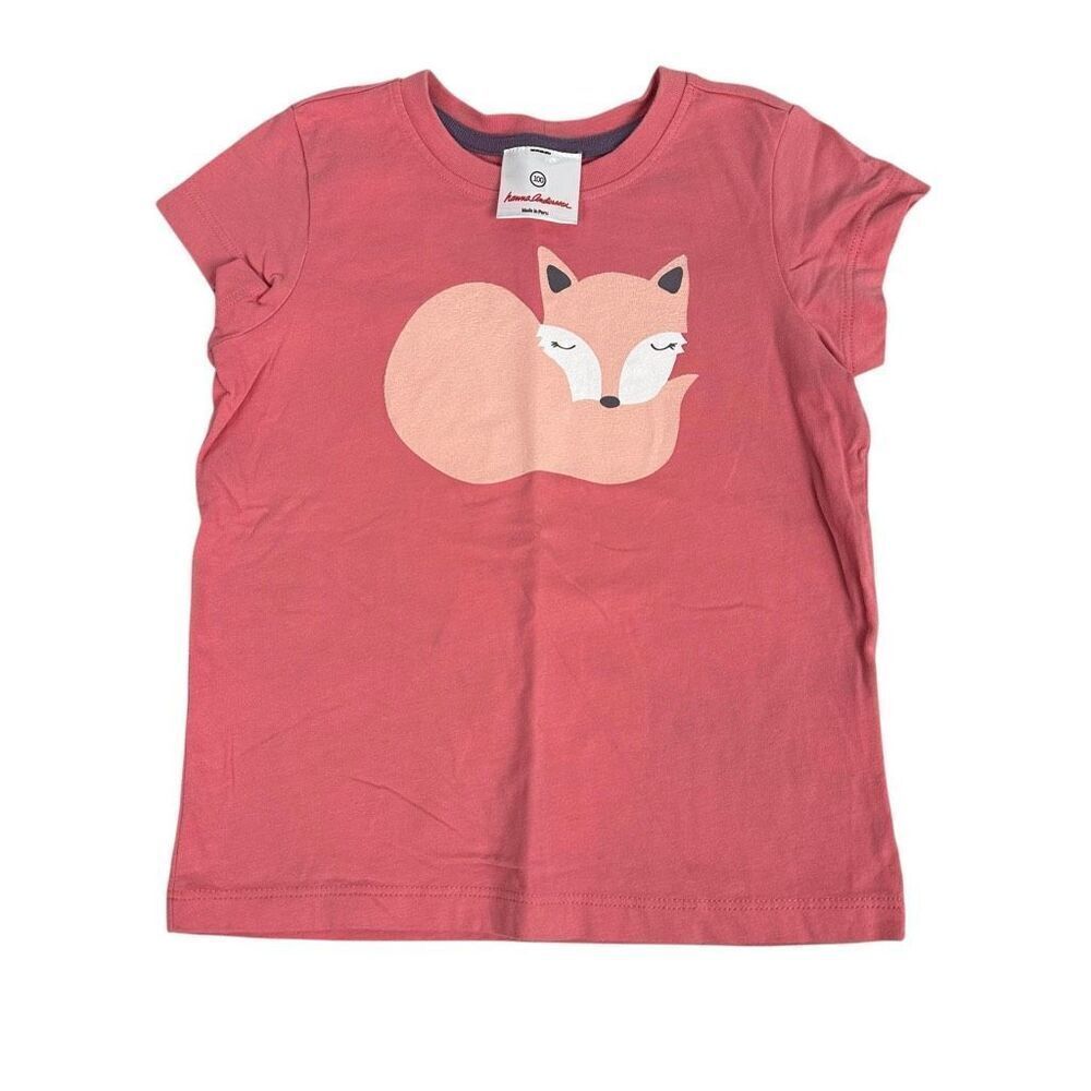 Hanna Andersson Fox Graphic T-Shirt size 4